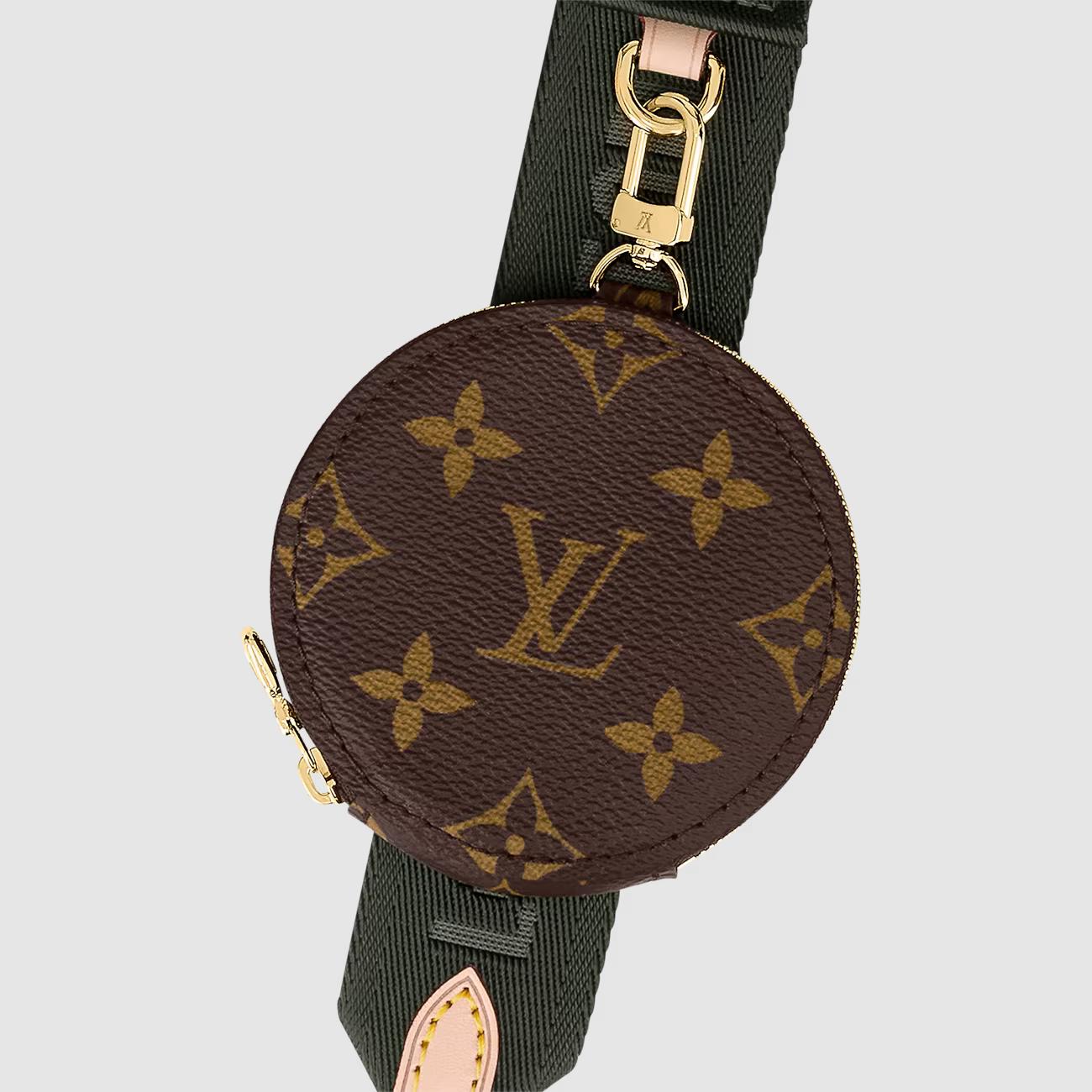 Quai Đeo Túi Louis Vuitton Bandoulière Nữ Monogram Xanh Khaki